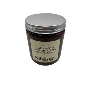 Siblings Palo Santo Marshmallow Burnt Sugar Scented Candle 12 oz